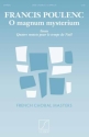Francis Poulenc, O Magnum Mysterium SATB a Cappella Partitur