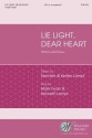 Lie Light, Dear Heart for female choir (SSAA) and piano choral score