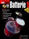 FastTrack - Batterie 1 (F) Schlagzeug Buch + CD