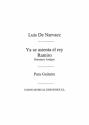 Ya Se Asienta El Rey Ramiro Romance Antiguo Gitarre Buch