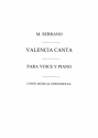 Valencia Canta A La Virgen De Los Desamparados Vocal and Piano Buch