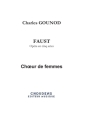 Charles Gounod, Faust - Op�ra en cinq actes vocal Stimme