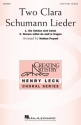 Two Clara Schumann Lieder for 3-part treble voices (SSA) and piano vocal score