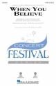 Stephen Schwartz, When You Believe SATB Choral Score