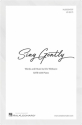 Sing Gently for mixed choir and piano choral score