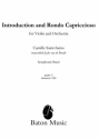 Camille Saint-Sans, Introduction and Rondo Capriccioso for Violin Concert Band/Harmonie Partitur + Stimmen