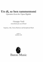 Giuseppe Verdi, Un di, se ben rammentomi Soprano, Mezzo Soprano, Tenor, Baritone and Symphonic Band Partitur + Stimmen