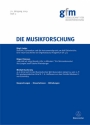 Die Musikforschung, Heft 2/2019  Magazine