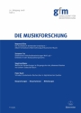 Die Musikforschung, Heft 2/2018  Magazine