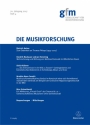 Die Musikforschung, Heft 4/2017  Magazine