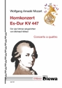 Hornkonzert in Es-Dur KV447 f�r 4 H�rner Partitur und Stimmen