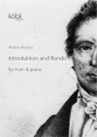 Introduktion und Rondo f�r Horn und Orchester f�r Horn in F und Klavier