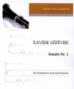 Sonate Nr.1 f�r Klarinette in Bb und Klavier