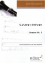 Sonate Nr. 3 f�r Klarinette in B und Klavier