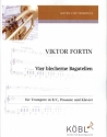4 blecherne Bagatellen f�r Trompete in B/C, Posaune und Klavier Stimmen