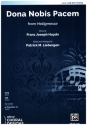 Dona Nobis Pacem from 'Heiligenmesse' for mixed chorus (SAB) and piano score (la)