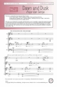 Ken Steven, Dawn and Dusk (Fajar dan Senja) SATB divisi a Cappella Choral Score