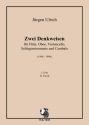 Jrgen Ulrich, Zwei Denkweisen fr Flte, Oboe, Violoncello, Schlaginstrumente und Cembalo