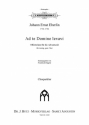 Eberlin, Johann Ernst, Ad te Domine levavi SATB a cappella