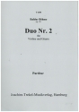 Duo Nr. 2 op. 121 fr Violine und Gitarre Partitur und Stimmen