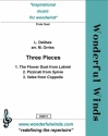 Delibes, L., Three Pieces 2 Flutes