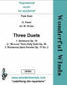 Faur, G, Three Duets 2 Flutes