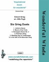 Grieg, E, Six Grieg Duets 2 Clarinets