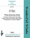 Mozart, W.A., Three Amoroso Arias 2 Flutes