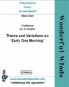 Traditional, Theme and Variations - Early One Morning 2 Oboes