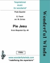 Faur, G., Pie Jesu (Requiem) 4 Flutes