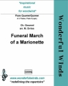 Gounod, Ch., Funeral March of a Marionette (two versions) 4 Flutes, Fl 5 opt.