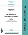 Grieg, E., Six Norwegian Mountain Tunes 4 Flutes, Fl 5 opt.