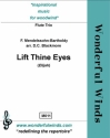 Mendelssohn, F., Lift Thine Eyes (Elijah) 3 Flutes