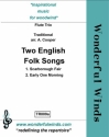 Traditional, Two English Folk Songs 3 Flutes