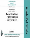 Traditional, Two English Folk Songs 4 Flutes
