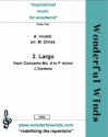 Vivaldi, A., Largo (Winter) 3 Flutes