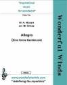 Mozart, W.A., Allegro (Eine Kleine Nachtmusik) 2 Flutes, A