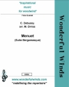Debussy, C., Menuet (Suite bergamasque) 3 Flutes, A