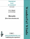Mozart, W.A., Menuetto (EK) 3 Flutes, A