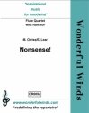 Orriss, M./Lear, E., Nonsense! 4 Flutes incl Pc, A,B & Narrator