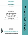 Ravel, M., Ma Mre l'Oye (3 mvts) Fl 1/Pc, Fl 2, A, B/Fl 3