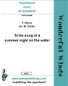 Delius, F., To be sung of a summer night on the water 3 Flutes, A, B