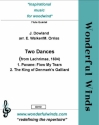 Dowland, J., Two Dances (Lachrimae) 3 Flutes, A, B,