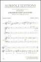 Ronald A. Nelson, A Prayer of St. Augustine Mixed Choir [SATB], Organ and Flute Chorpartitur