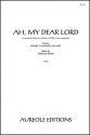Gerald Near, Ah, My Dear Lord Mixed Choir [SATB] A Cappella Chorpartitur