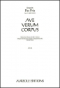 Josquin des Prs, Ave Verum Corpus Mixed Choir [SAB] and Organ Chorpartitur