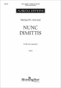 Michael D. Atwood, Nunc dimittis SATB unaccompanied Chorpartitur