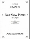 Antonio Vivaldi, Four Slow Pieces Orgel Buch