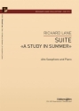 Richard Lane, Suite A Study In Summer Altsaxophon und Klavier Buch