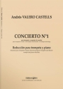 Andres Valero Castells, Concierto N 1 Trompete und Klavier Klavierauszug
